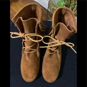Minnetonka Ankle Moccasins